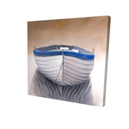 Canoe boat - 12x12 Print on canvas