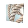 Boat rope knot closeup - 12x12 Print on canvas