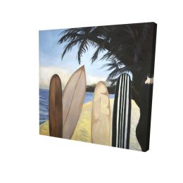 Surfboards - 32x32 Print on canvas