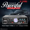 Car Amplifier 2 Channel Car Audio Power Amplifier Stereo Sound 1400W (15W RMS) Boat Bus Truck Mic Input Easy Installation 5 Core CEA 14