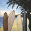 Surfboards - 32x32 Print on canvas
