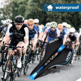 Professional Mountain Bike Seat Cushion Waterproof Shock Riding Seat (Color: Black)