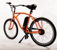 26" Electric Bike for Adults,Layback Electric Single Speed E-Bike,350W Brushless Motor 10AH