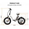 AOSTIRMOTOR Folding Electric Bicycle 500W Motor 20" Fat Tire With 36V/13Ah Li-Battery RT
