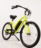 26" Electric Bike for Adults,Layback Electric Single Speed E-Bike,350W Brushless Motor 10AH
