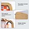 Mewoofun Wood Indoor Cat Shelter Furniture Large Cat House Cat Condo TV Cat Bed